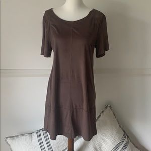Brown boutique mini dress